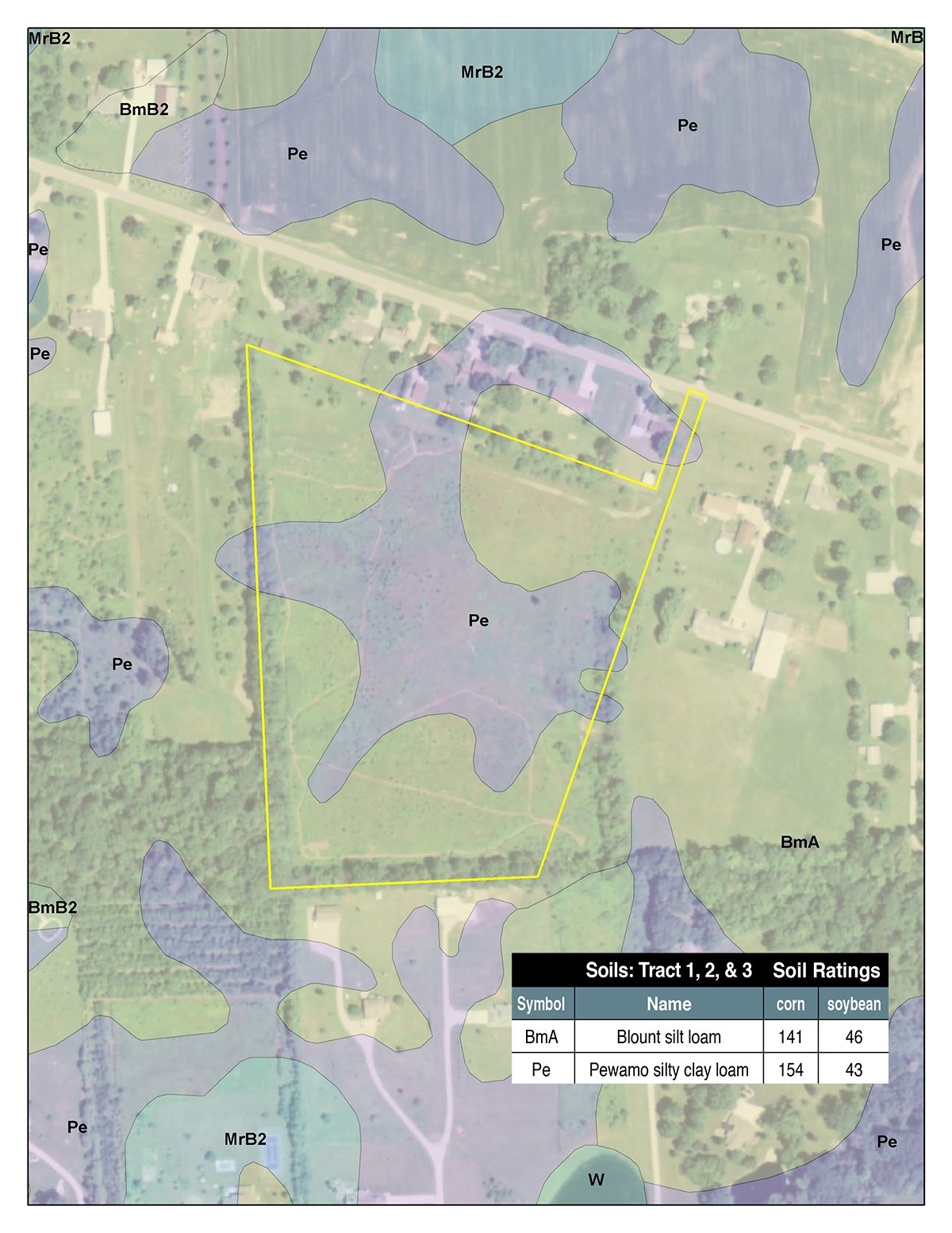 Soil map - REAL ESTATE AUCTION - SEALED BID OF 18+/- ACRES IN ALLEN COUNTY